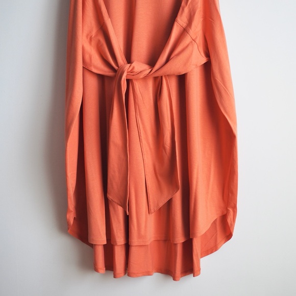 JW Anderson knotted short sleeve women’s Uniqlo drape stylish new dress - Picture 3 of 11